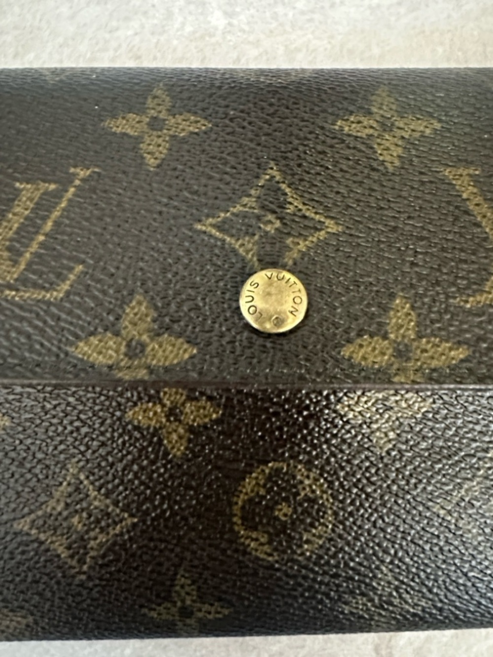 Louis Vuitton Brown and Gold Monogram Wallet - Picture 3 of 14